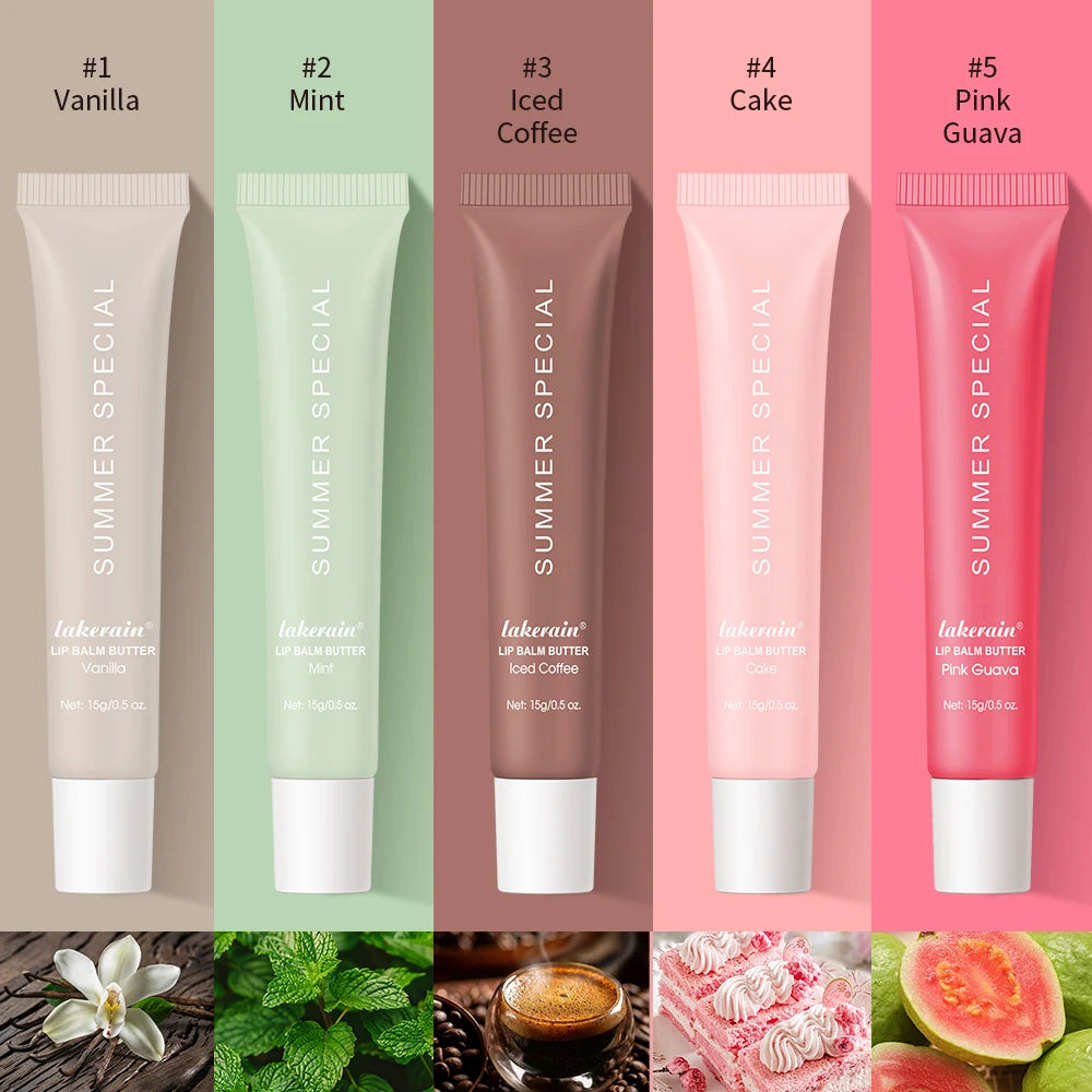 Summer Lip Balm – Moisturizing Gloss with Vanilla Mint & Coffee Scent