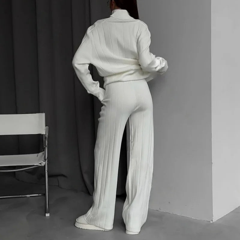 CozyChic Knit Tracksuit Outfit