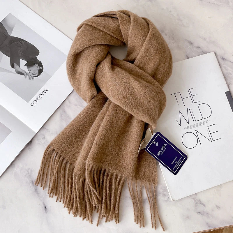 Classic Cozy 100% Wool Scarf