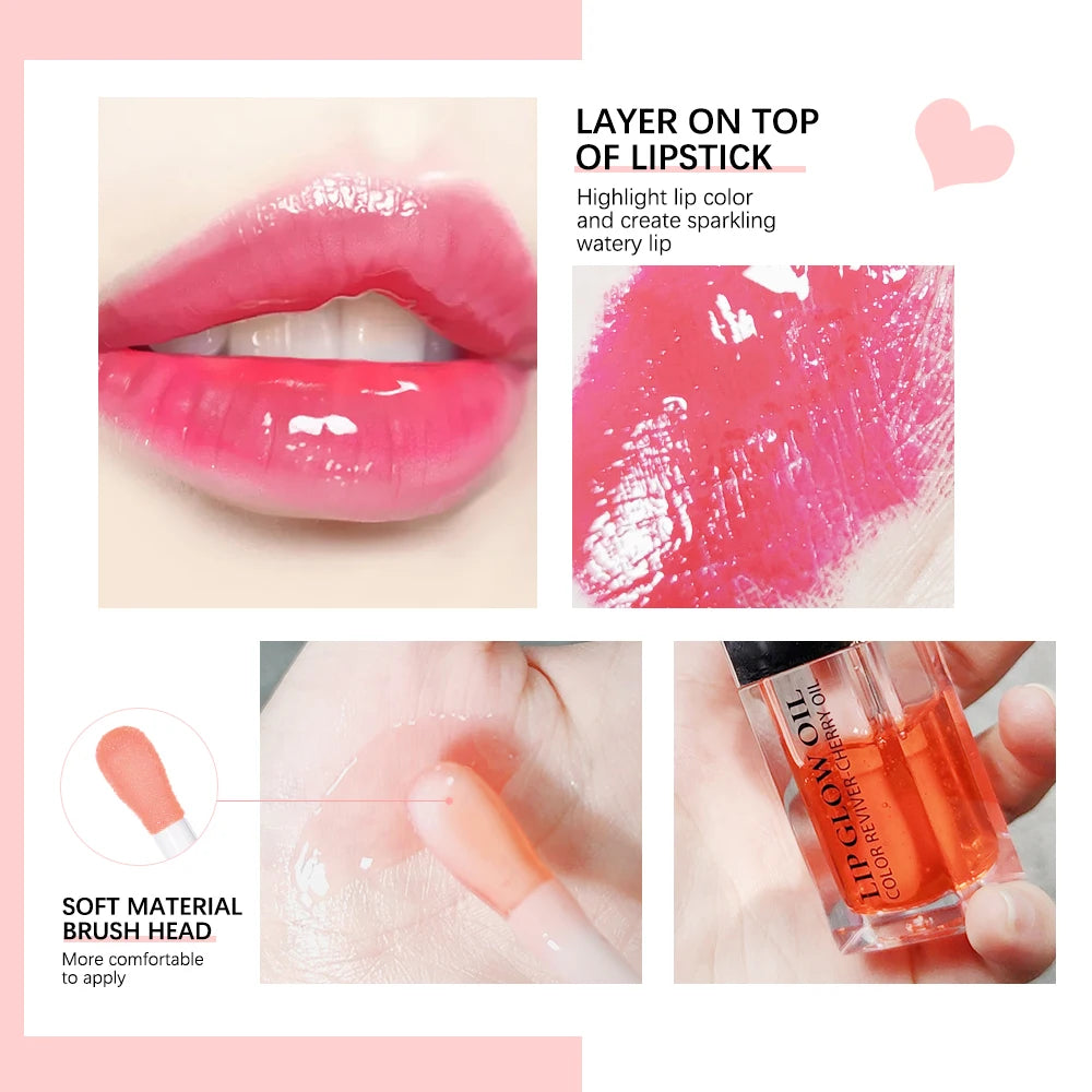 Crystal Jelly Lip Oil – Moisturizing & Plumping Lip Gloss, 6ml