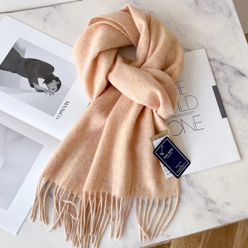 Classic Cozy 100% Wool Scarf