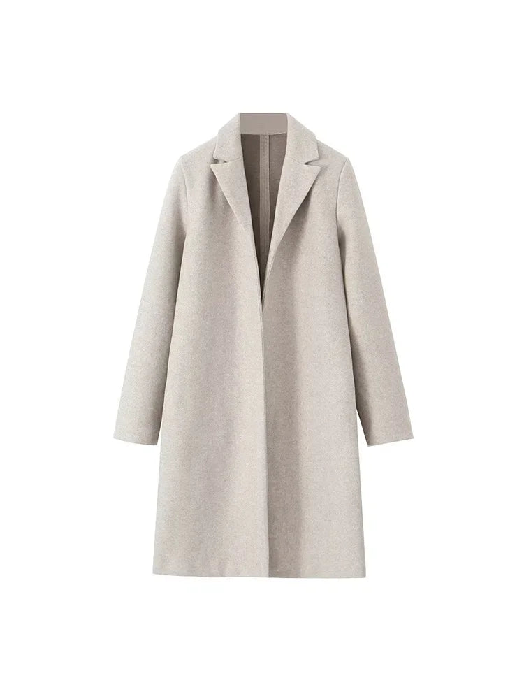 Willshela Monarch V-Neck Long Coat