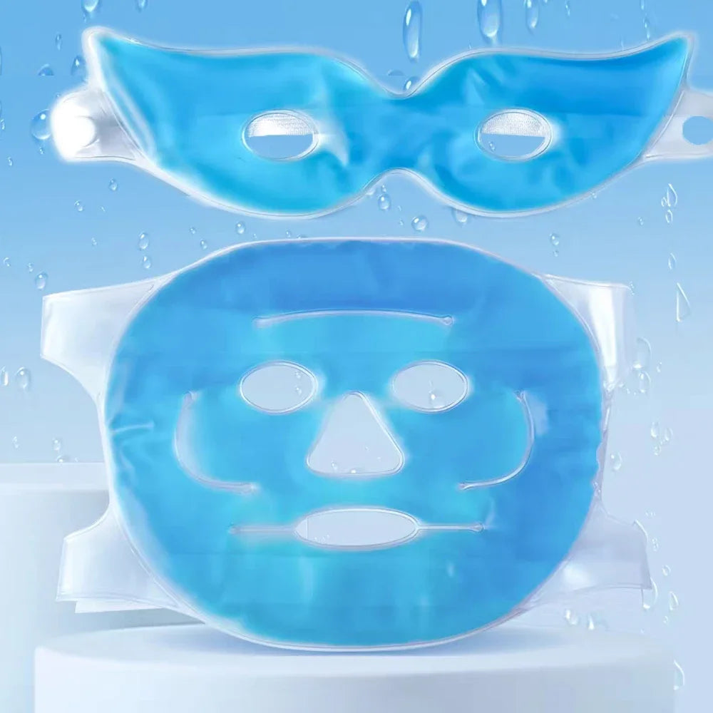 Cooling Gel Face & Eye Mask – Hot/Cold Therapy for Skin & Spa