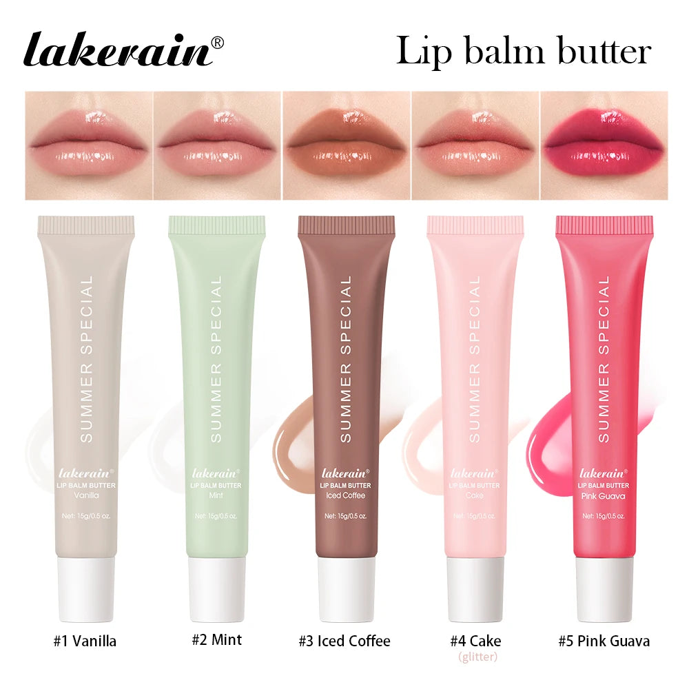 Summer Lip Balm – Moisturizing Gloss with Vanilla Mint & Coffee Scent