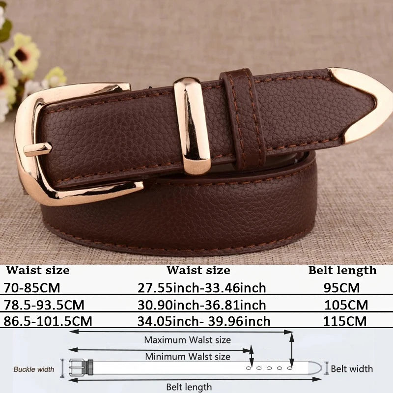 Sleek Elegance Leather Belt