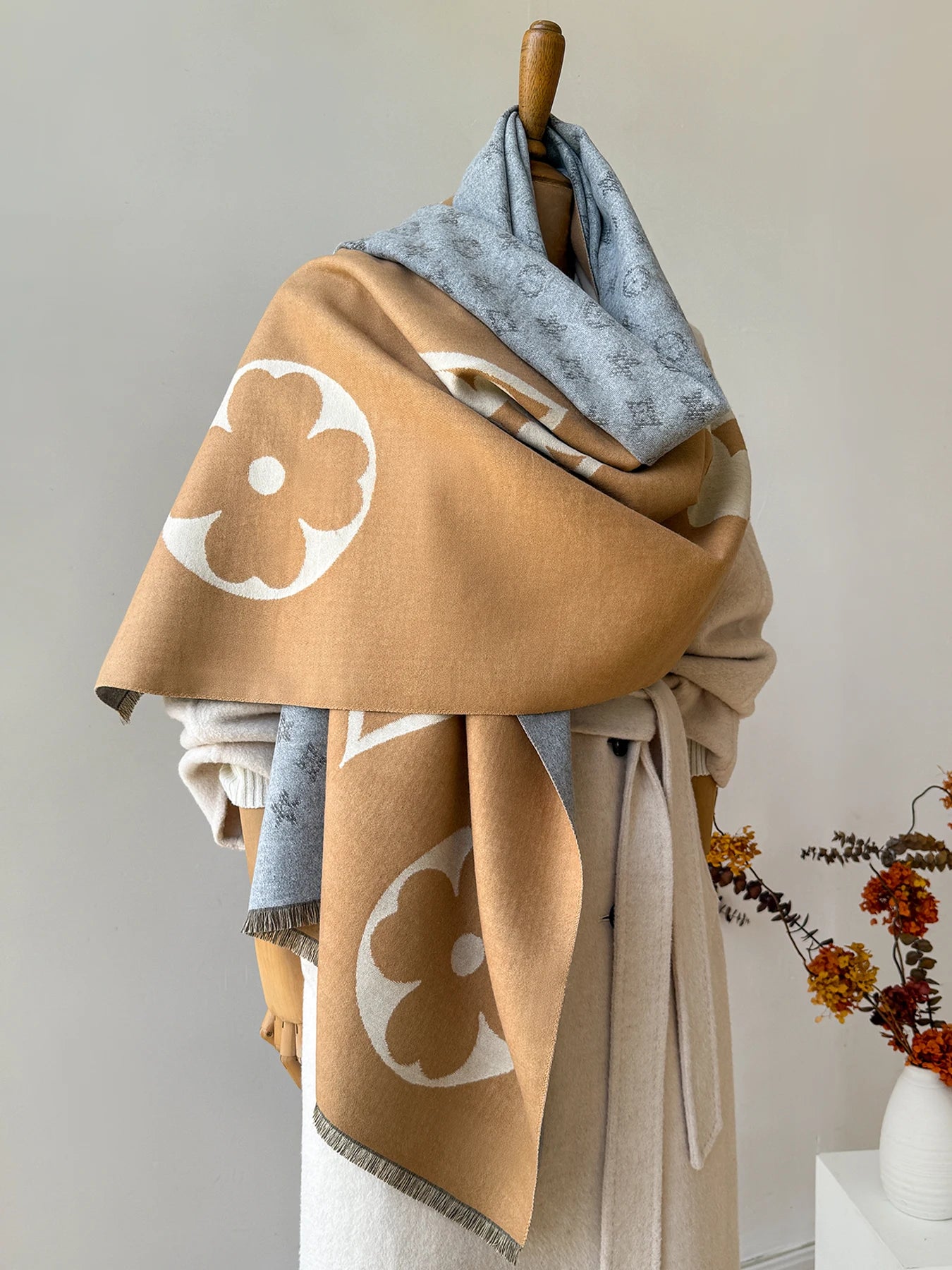 Women's Autumn Winter Faux Cashmere