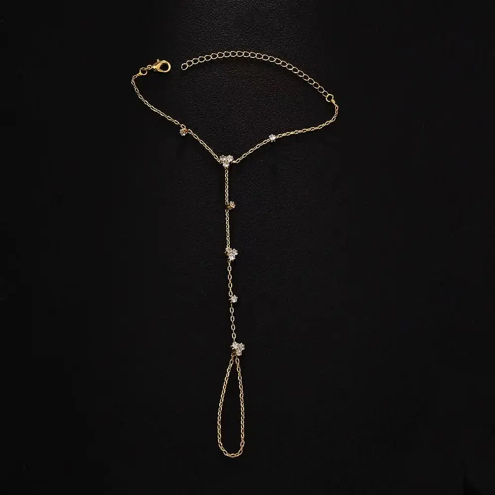 Starlight Floral Hand Bracelet