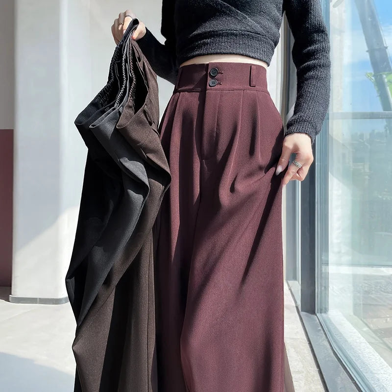 Korean Style High-Waist Loose Pants
