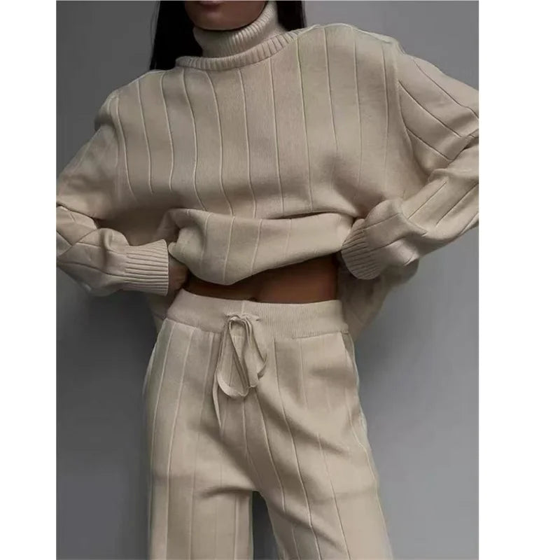 CozyChic Knit Tracksuit Outfit