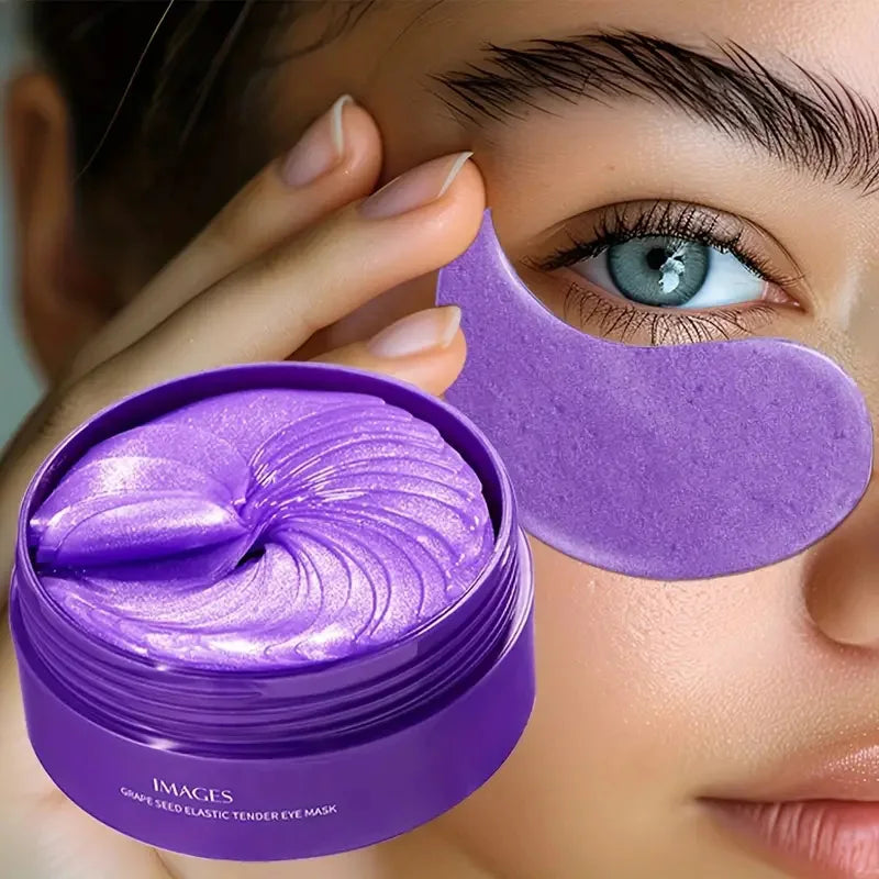 IMAGES Grape Collagen Eye Masks – Anti-Dark Circles & Anti-Aging, 60pcs.