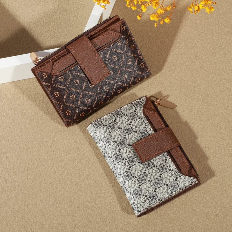 VintageVibe™ Short Wallet & Coin Purse