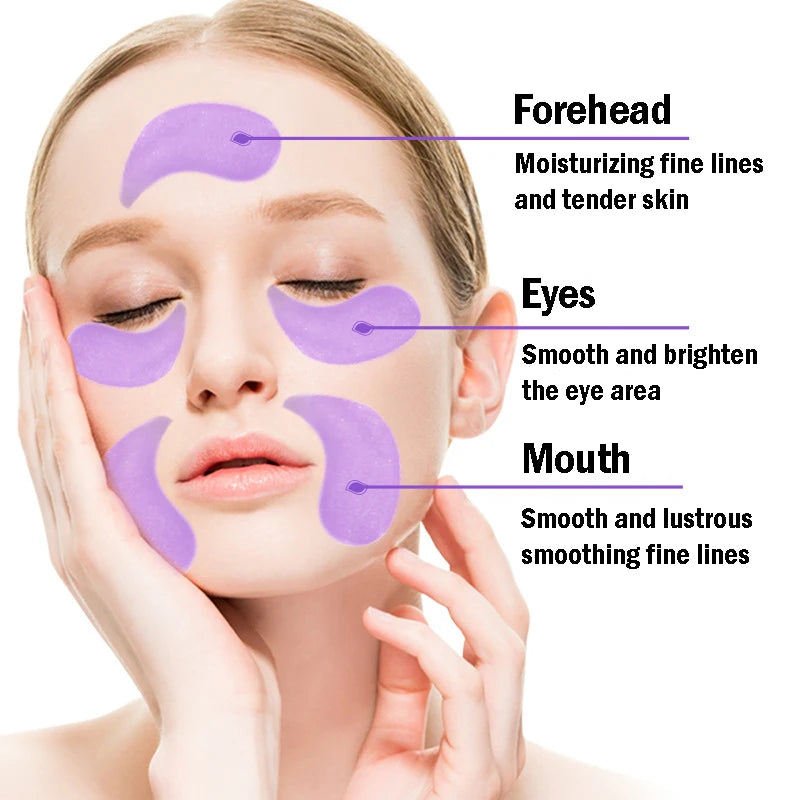 IMAGES Grape Collagen Eye Masks – Anti-Dark Circles & Anti-Aging, 60pcs.