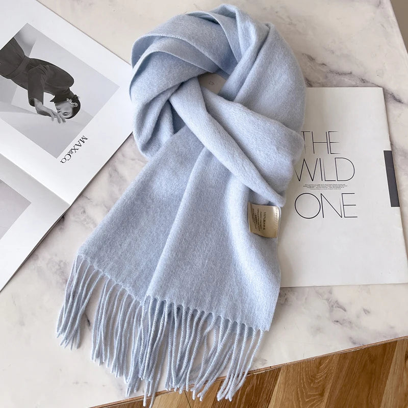 Classic Cozy 100% Wool Scarf