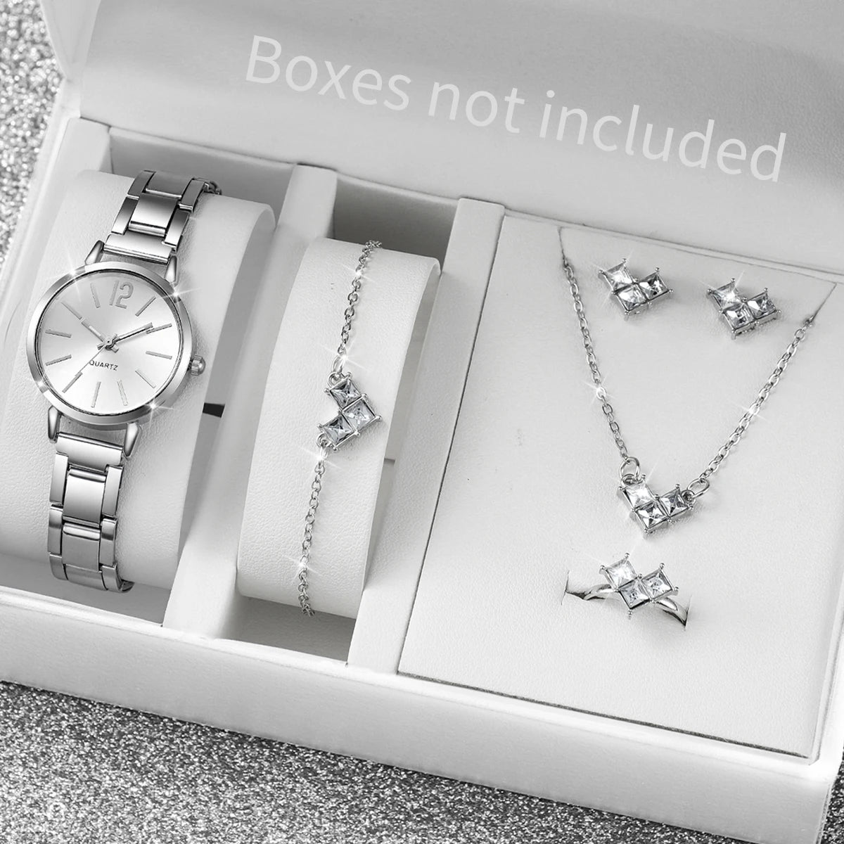 Roselle Stainless Steel Women’s Watch Set