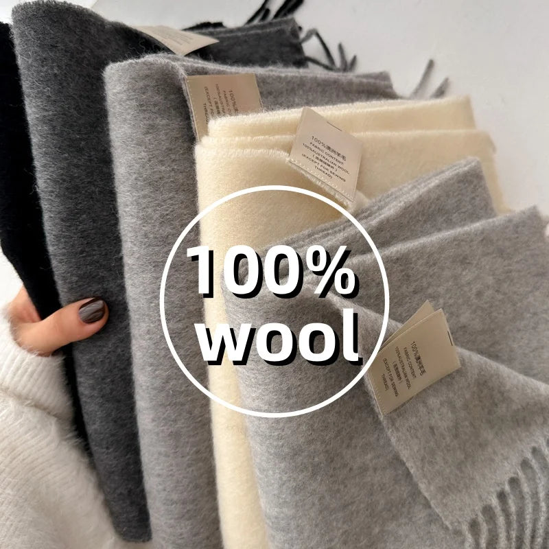 Classic Cozy 100% Wool Scarf