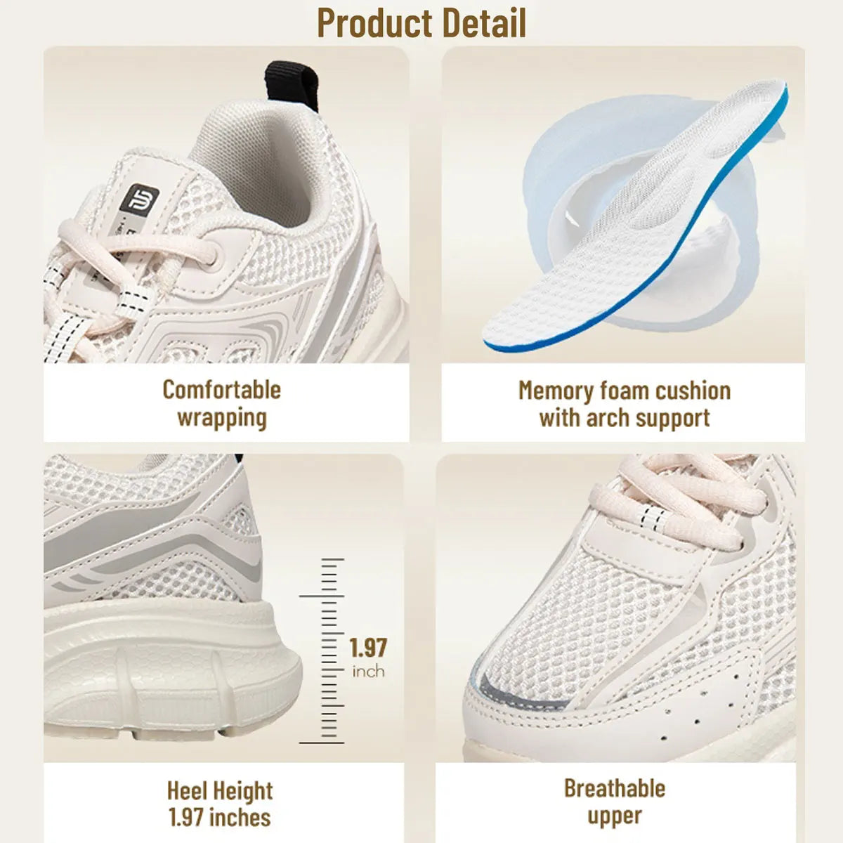 Baasploa Women’s Lightweight Running Sneakers