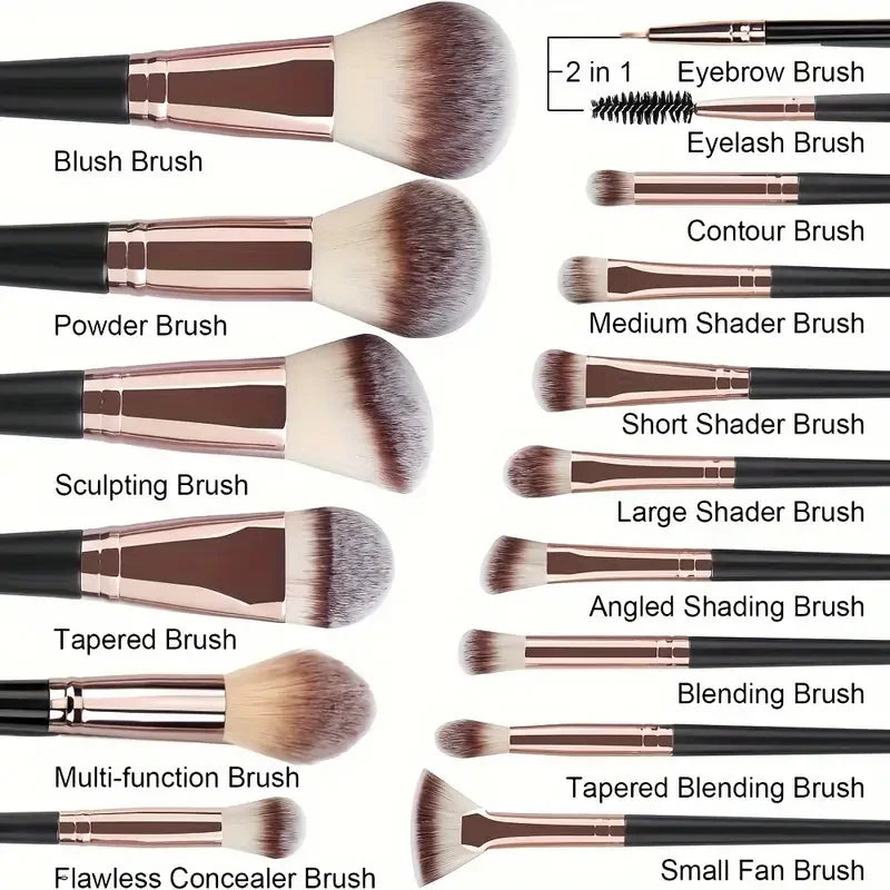 LuxeBlend 20PCS Brush Kit