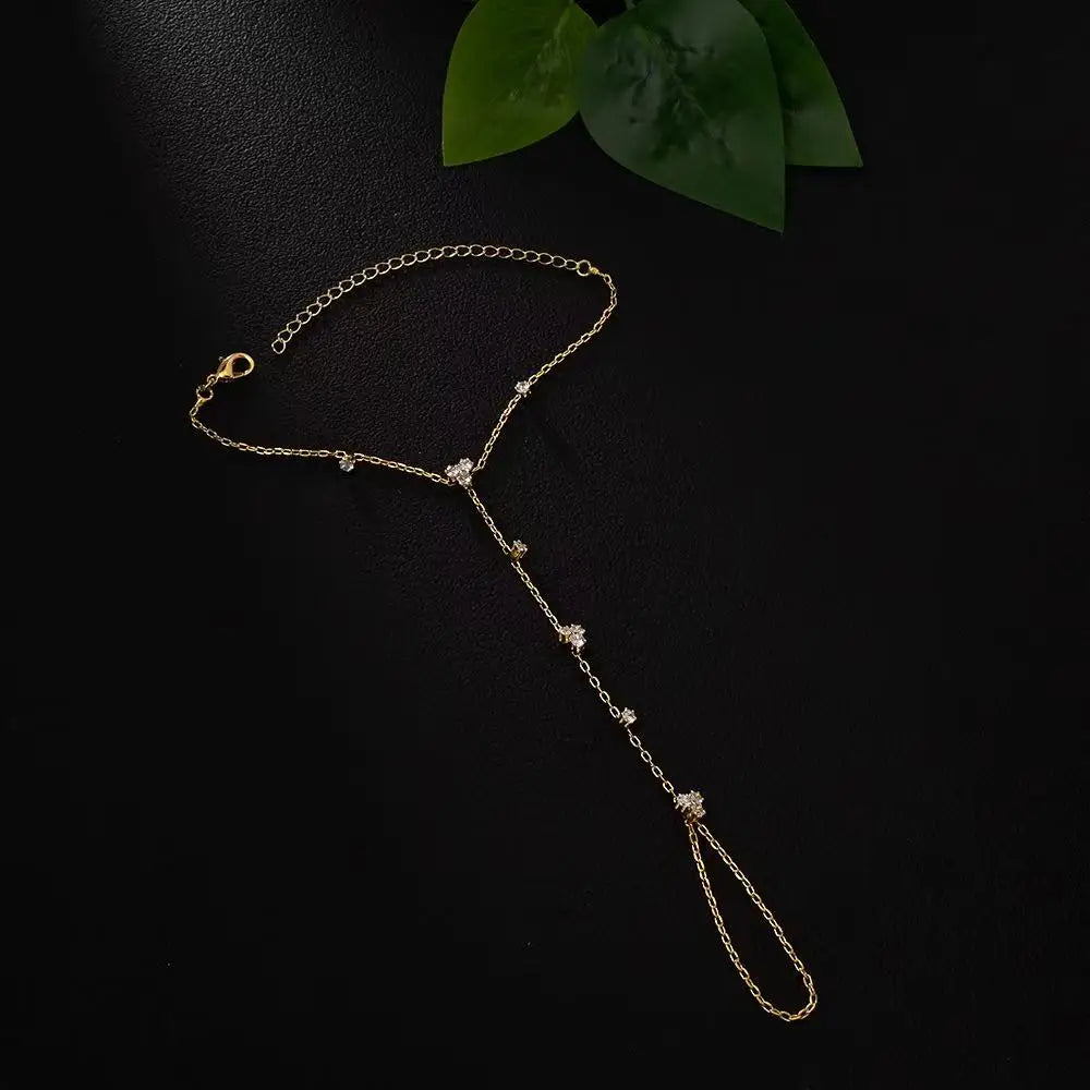 Starlight Floral Hand Bracelet