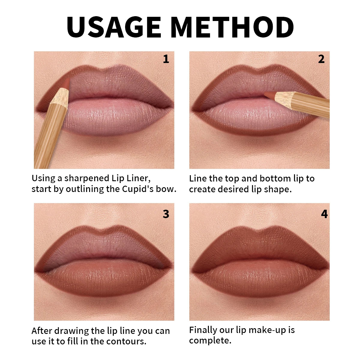 VelvetLock 12-Color Matte Lipliner