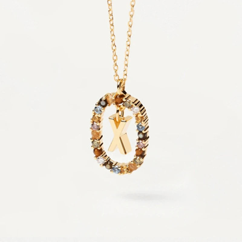 Eterna Gold Initial Necklace