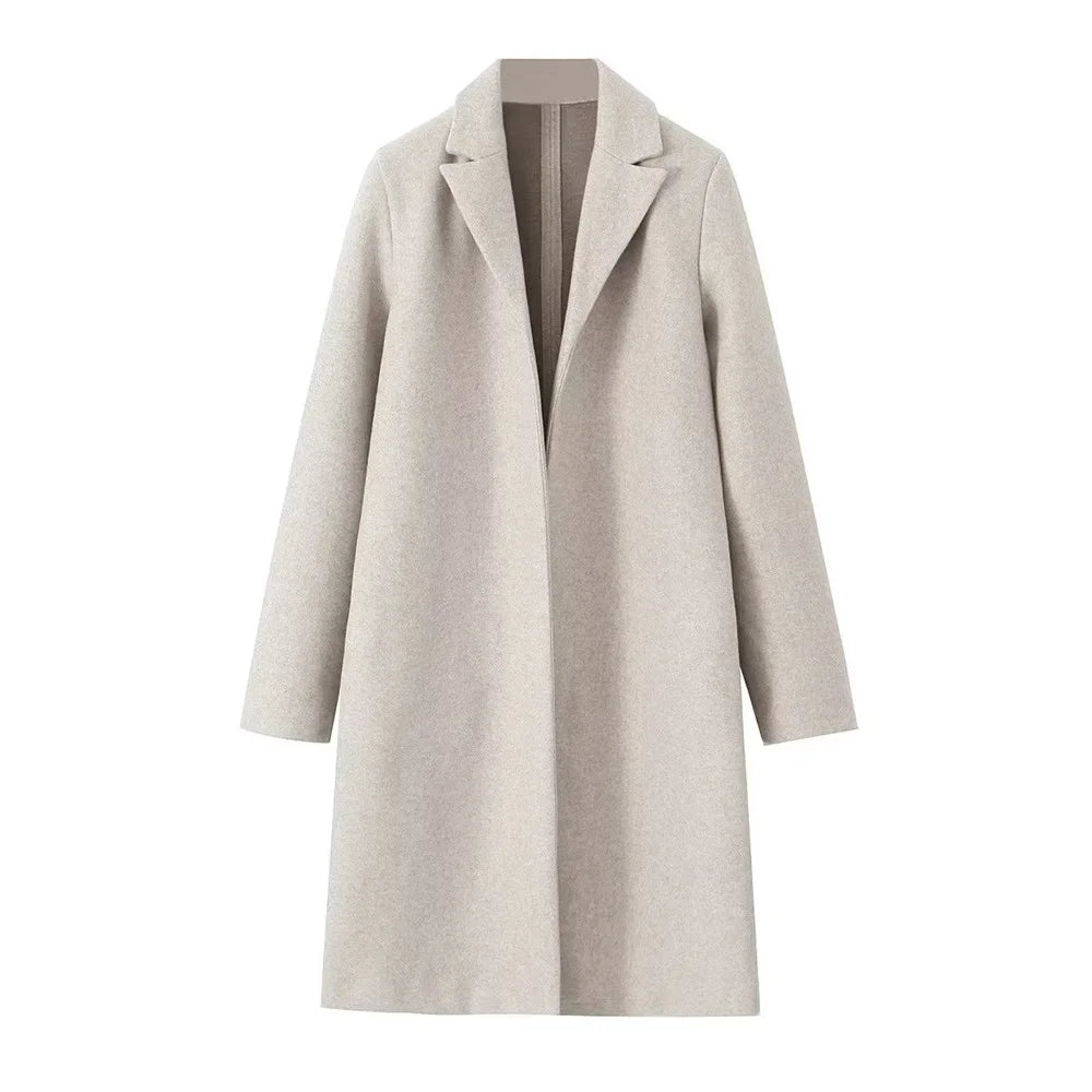 Willshela Monarch V-Neck Long Coat