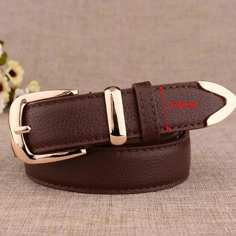 Sleek Elegance Leather Belt