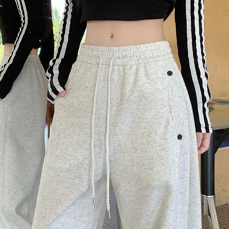 Loose Fit Streetwear Trousers for Women