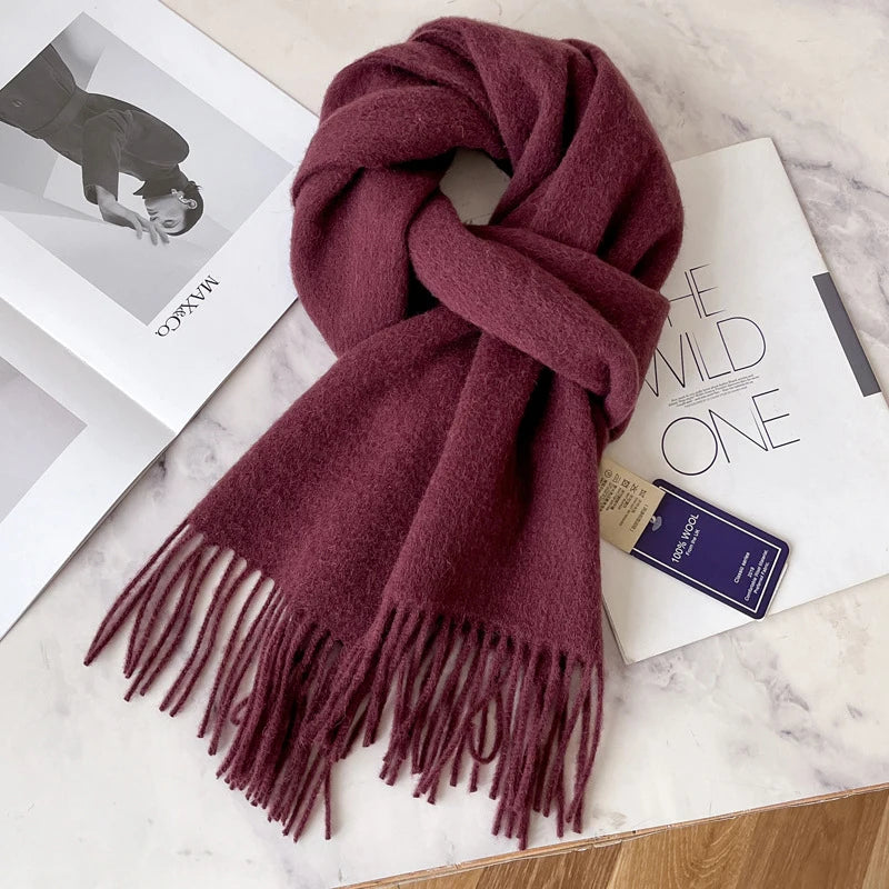 Classic Cozy 100% Wool Scarf