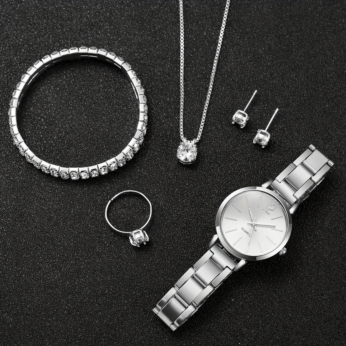 Roselle Stainless Steel Women’s Watch Set