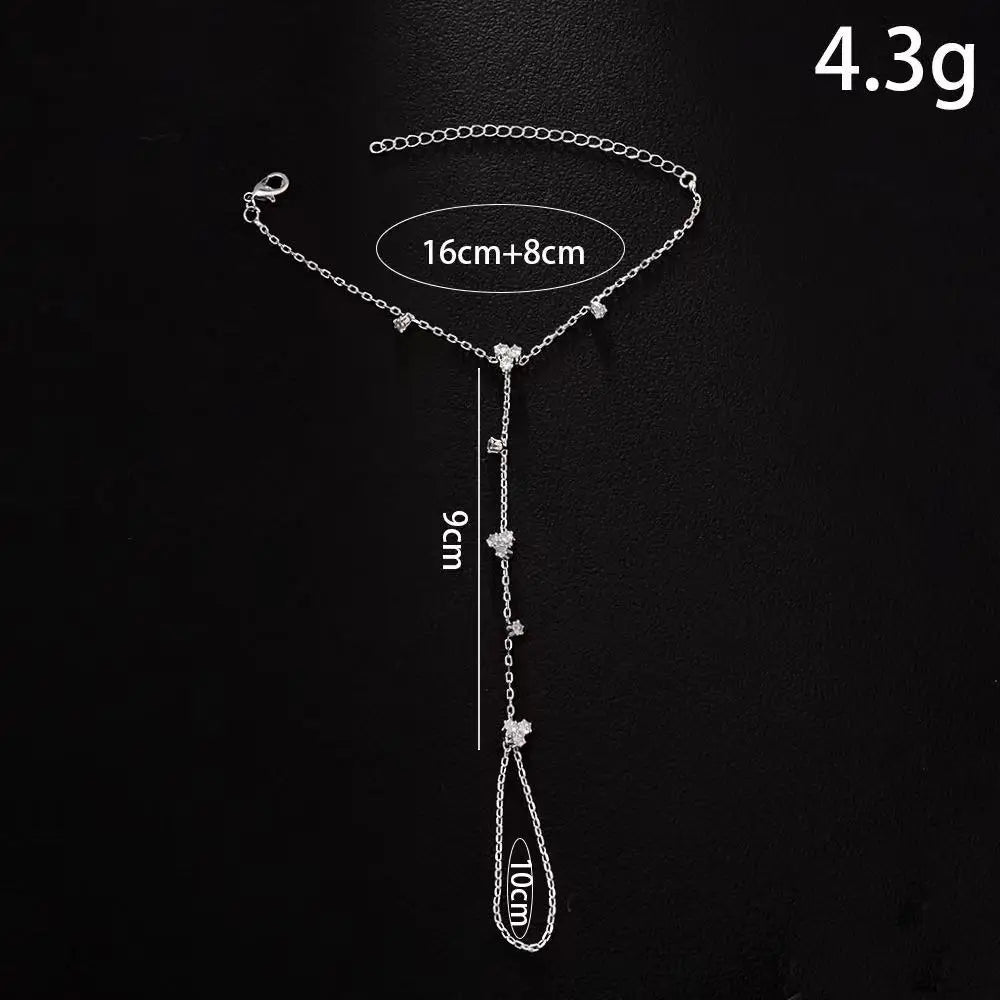 Starlight Floral Hand Bracelet