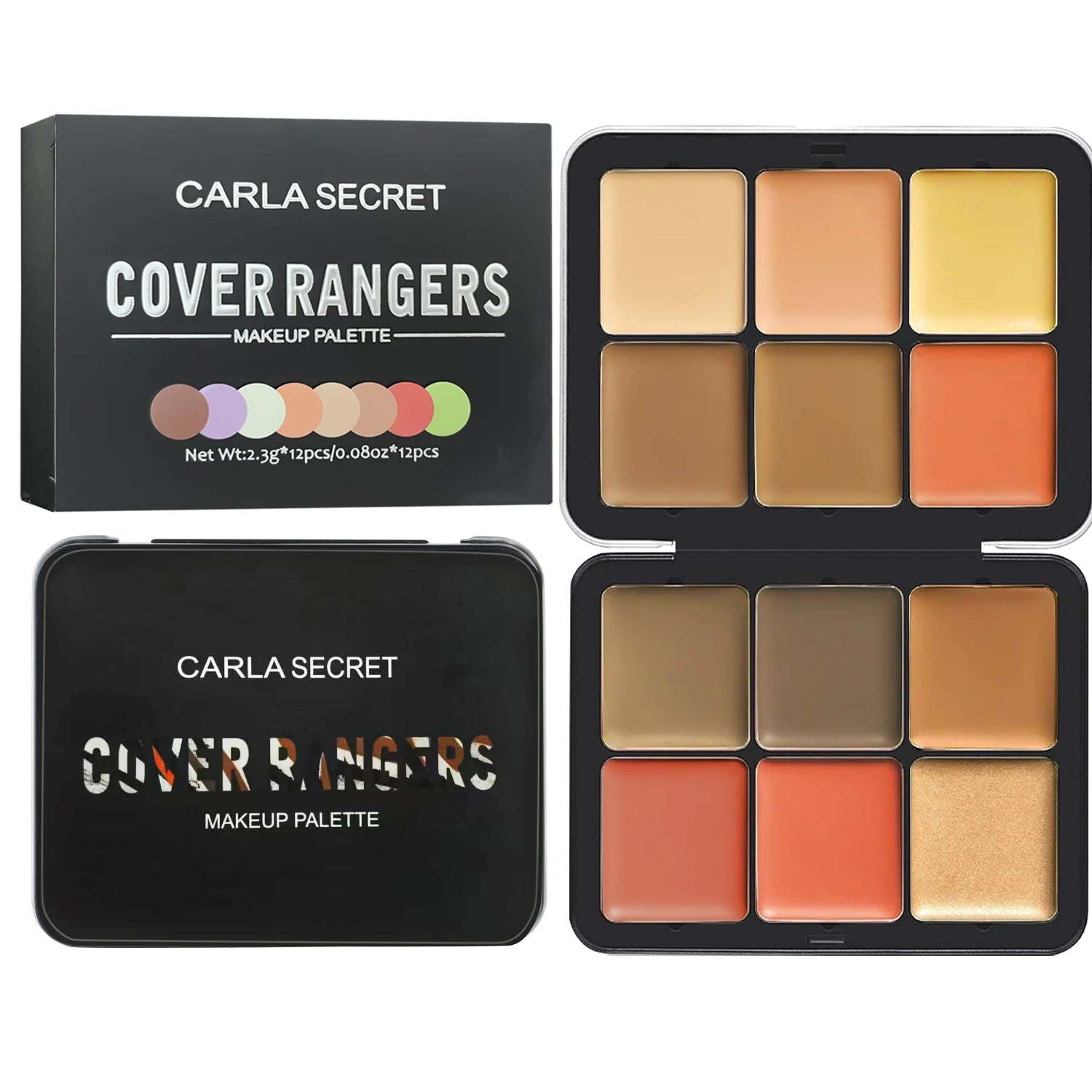 GlowMaster 12-Color Makeup Palette