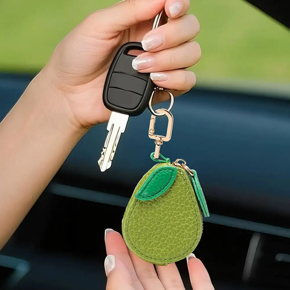 FruitPop Mini Leather Coin & Key Bag