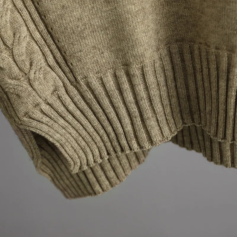 UrbanChic V-Neck Knit 2-Piece Set