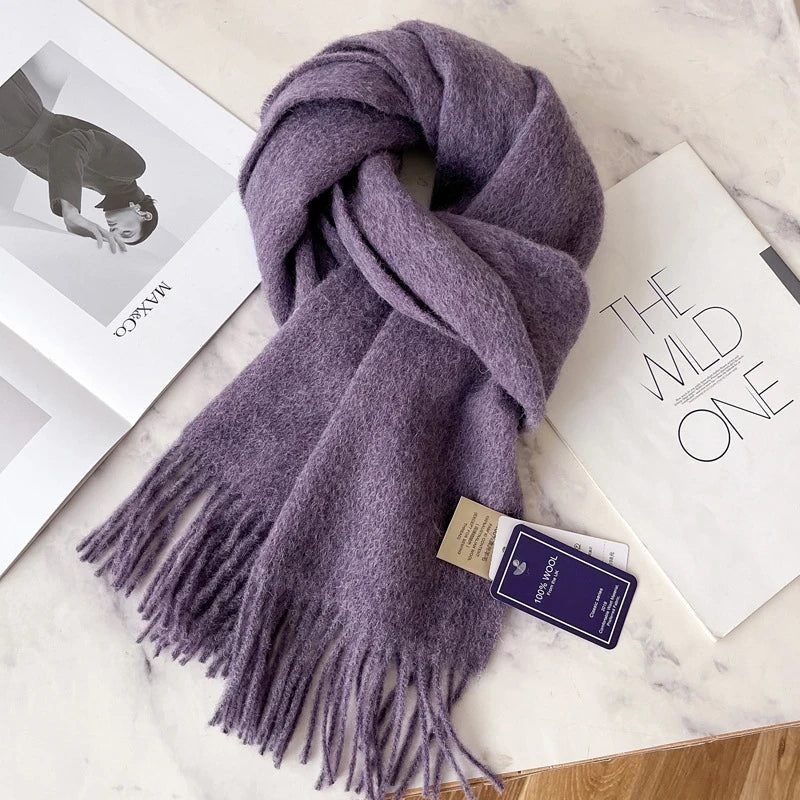 Classic Cozy 100% Wool Scarf