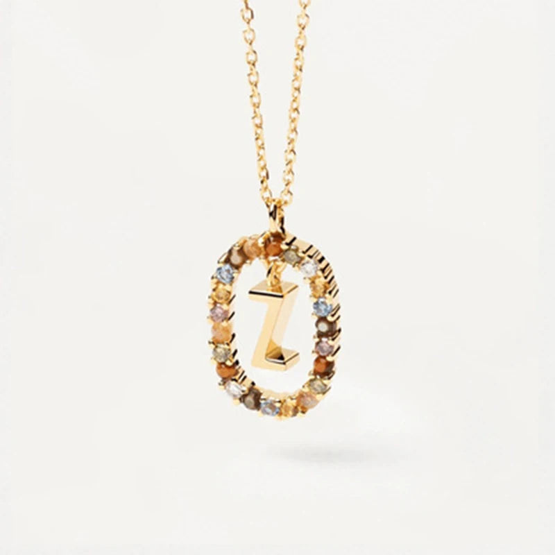 Eterna Gold Initial Necklace