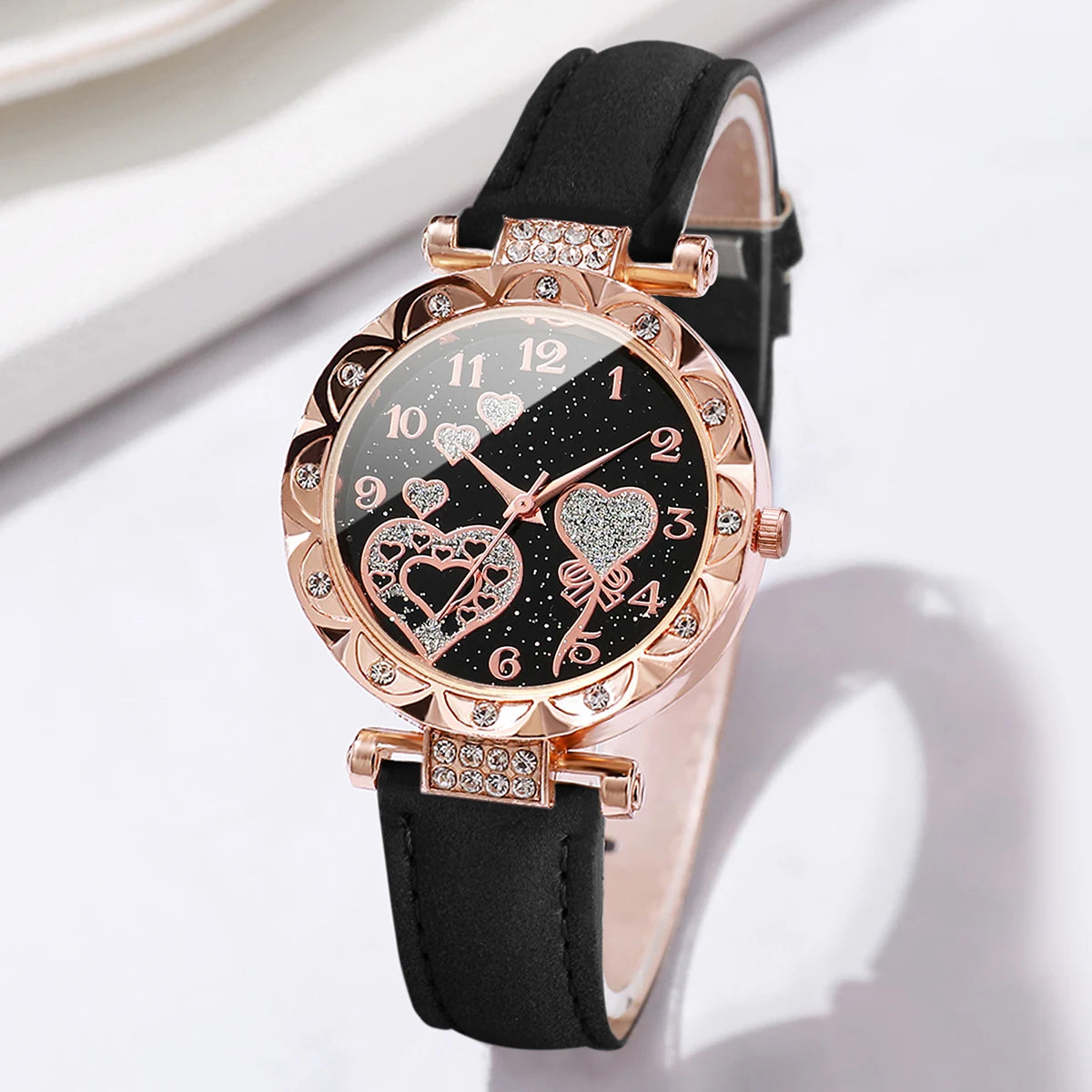 Elara Grace Ladies Watch & Bracelet Set