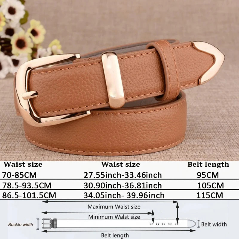 Sleek Elegance Leather Belt