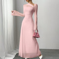 Pink Nova One-Shoulder Maxi