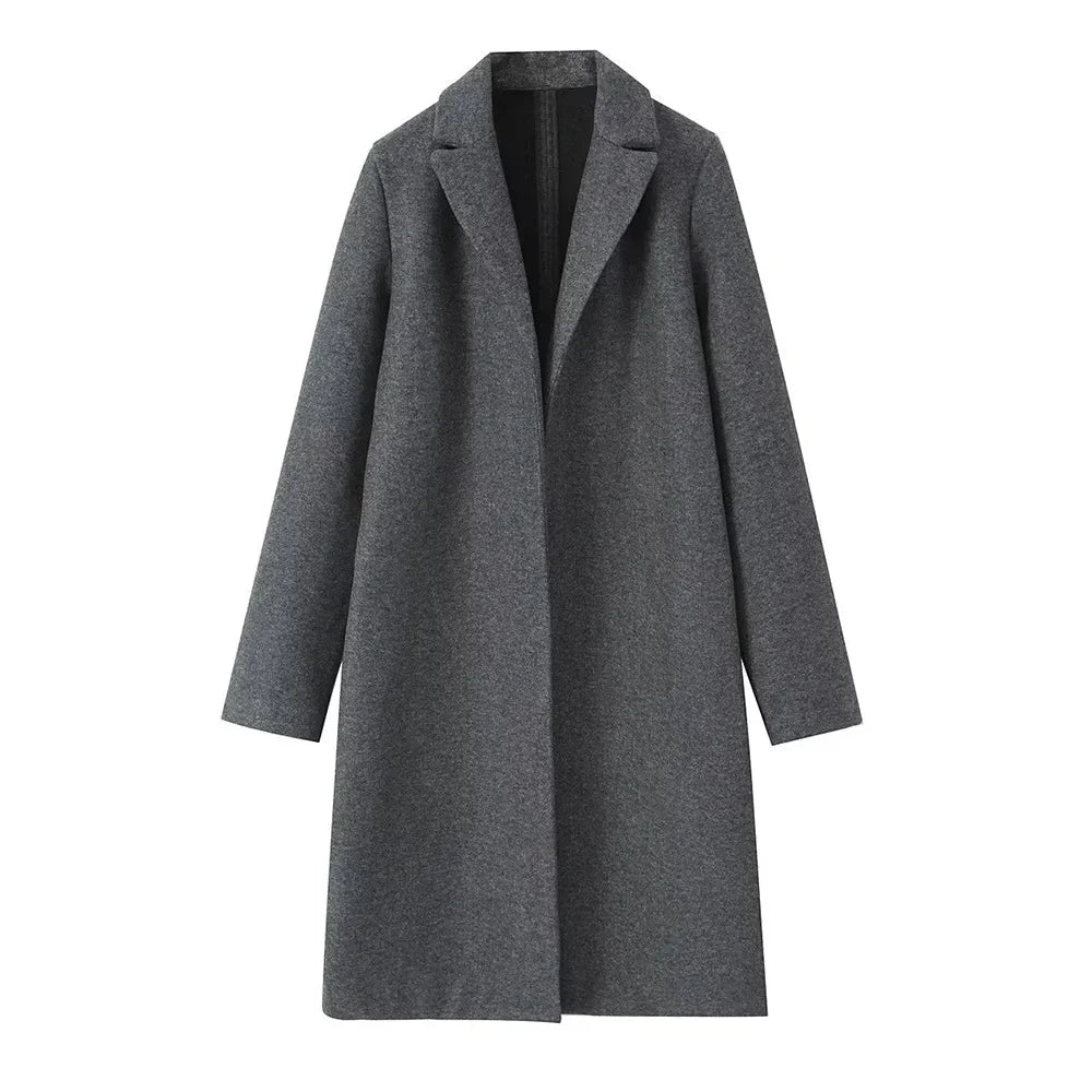 Willshela Monarch V-Neck Long Coat