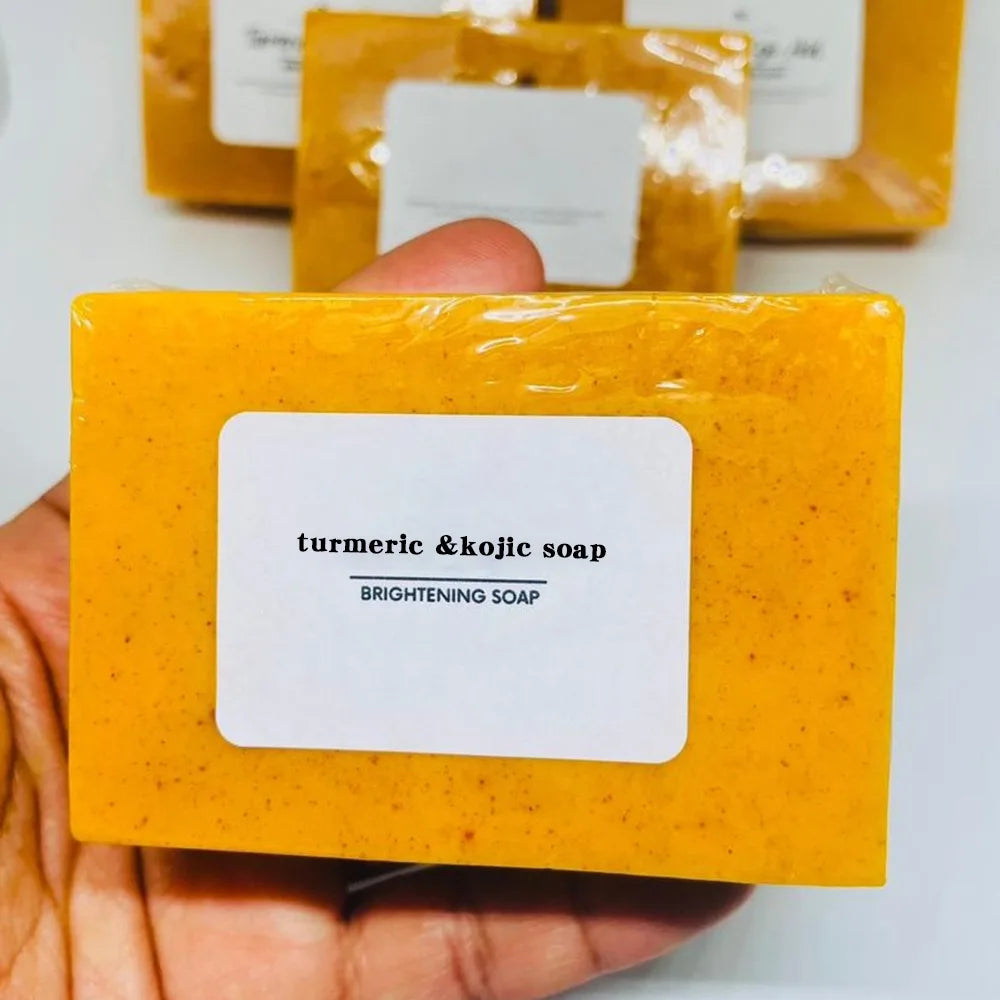 Turmeric & Kojic Acid Glow Soap – Dark Spot & Acne Removal, Even Skin Tone